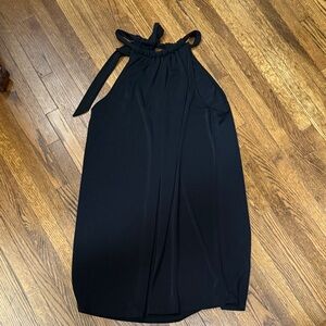 Green Envelope Black Mini Dress